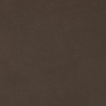 Natural velour leather texture sample, dark taupe color, dense short pile with granular appearance and matte finish.